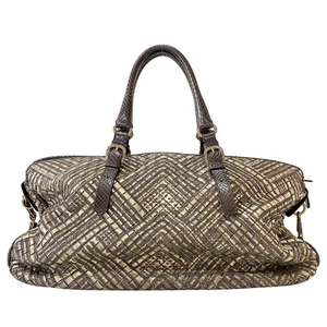 BOTTEGA VENETA Limited Edition Intrecciato Gold Leather Shoulder Bag - Picture 1 of 16