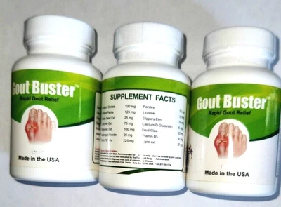 Gout Buster Faster Relief Economy Pack (3X60 caps) - Image 1 of 4