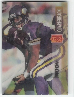 1995 Sportflix #30 Warren Moon Minnesota Vikings - Image 1 of 2