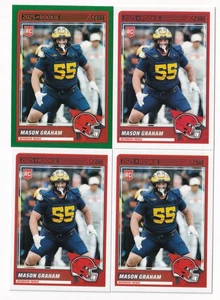 (4) Mason Graham 2025 SCORE GREEN BORDER + ROOKIE LOT #22 CLEVELAND BROWNS - Bild 1 von 1