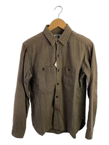 Engineered Garments Long Sleeve Shirt Brown Cotton S Mountain Pocket #EK AEA - Picture 1 of 5