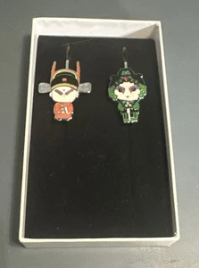 Chinese Opera Mask Enamel And Rhinestone Metal Bookmarks/ Letter Openers - Picture 1 of 3