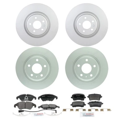 Kit de pastillas de freno y rotor semimetálicos Bosch QuietCast para Audi Q5 2013-2016 Foto 1 de 4