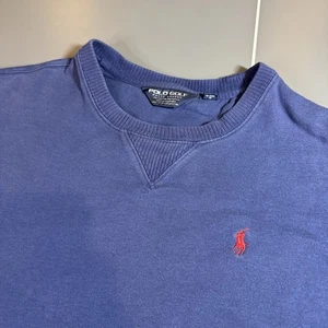 Vintage 90s Polo Golf Ralph Lauren Crewneck Sweatshirt Large Made In USA - Picture 1 of 11