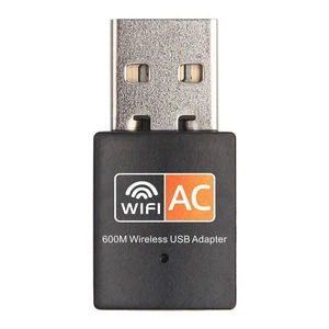 Adattatore USB WiFi Wireless Mini Dual Band 600Mbps Scheda di Rete 802.11 AC 2.4/5GHz - Foto 1 di 6