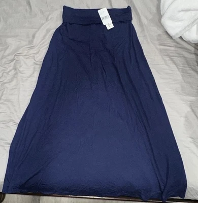 Falda Loveappella Azul Profundo Línea A Talla S Foto 1 de 3