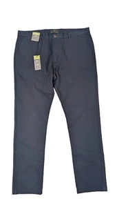 Pantalones Chinos M&S Para Hombre 38x31 Azul Marino Calce Ajustado Geo Estampado Pantalón - Imagen 1 de 10