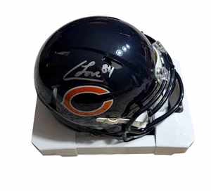 Colston Loveland signed Mini Helm Chicago Bears handsigniert Auto Beckett - Bild 1 von 2
