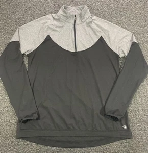 Champion Performance Half Zip Pullover Mens XL Black Mock Neck - Picture 1 of 9