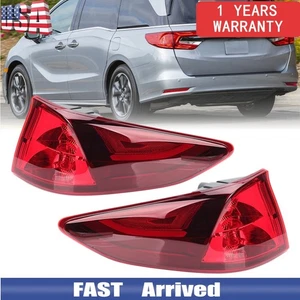 Tail Light Assembly For 2021-2024 Honda Odyssey Left+Right Side Outer With Bulb - Picture 1 of 9
