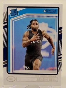 2024 PANINI DONRUSS JAHEIM BELL RATED ROOKIE FOOTBALL CARD PATRIOTS NFL 337 - Picture 1 of 2