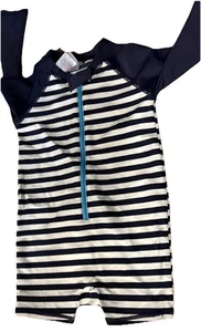 tucker and tate boys swimsuit LS Rash guard 18M Nautical Classic Bathing Suit - Picture 1 of 11