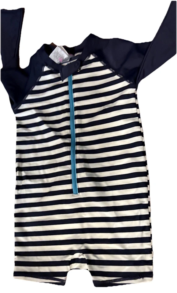 Traje de baño clásico náutico tucker and tate para niños LS Rash guard 18M Foto 1 de 4