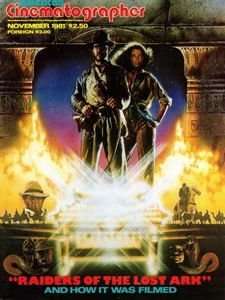 American Cinematographer Nov 1981 Raiders of the Lost Ark Indiana Jones Lucas - Picture 1 of 14