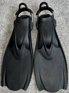 Hollis F-1 Tauchschläger technische Flosse Erwachsene Herren Größe XL mit Federriemen - Bild 1 von 13