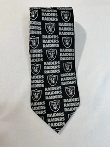 Raiders Ties Officially Licensed Mens Oakland Raiders Necktie NWT - Picture 1 of 5
