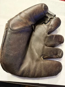 💙Vintage 1930er MLB Baseball Handschuh RAWLINGS G600 RH Wurf Split Finger Yankee - Bild 1 von 10
