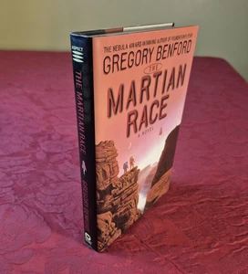 The Martian Race - First Edition - Gregory Benford - Warner Books Hardcover, DJ - Picture 1 of 5