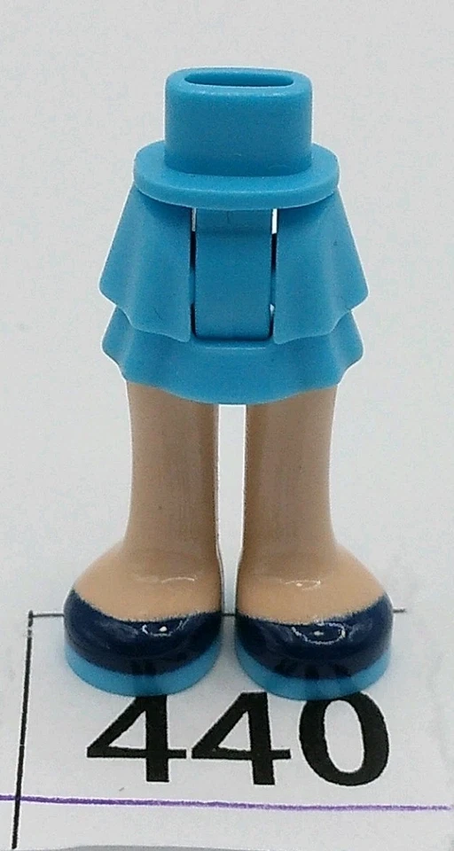 LEGO Friends Mini Muñeca Minifigura Azul Falda en Capas Azul Oscuro Zapatos Niña 440 Foto 1 de 1
