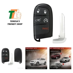 Replacement Keyless Entry Smart Key fob Compatible with Jeep Grand Cherokee 2... - Picture 1 of 6