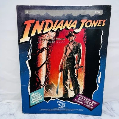 Indiana Jones Adventure Pack IJ1 TSR RPG - Temple of Doom incompleto - Imagem 1 de 4