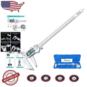 Großer LCD 12" Digital Messschieber - Edelstahl, , Zoll/Metrisch/Bruch - Bild 1 von 8