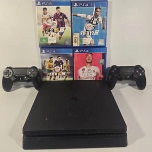 Sony PlayStation 4 Slim PS4 500GB Console & 2 Controllers & Hdmi And Power Cord - Picture 1 of 19