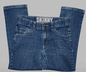 Gymboree Mid-rise Skinny Jeans Boys Sz 6 Husky Adjustable Waist Casual School - Picture 1 of 7