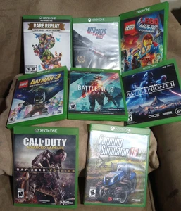 Lotto giochi Xbox One Bundle di 8 batman Lego Battlefront rari replay Call of Duty - Foto 1 di 10