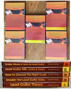 Dan Denley GuitarZoom 5 DVD Lot How To Lead Guitar Solo Theory Scales Licks Riff - Picture 1 of 20