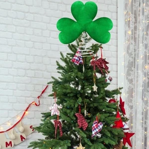 ST Patrick's Day Tree Topper Versatile Green for Home Supplies Holiday - Picture 1 of 5