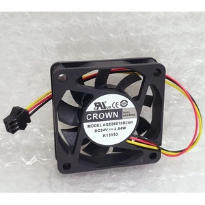 1 PCS New CROWN AGE06015B24H DC24V 3.84W 3 wire cooling fan#QW - Picture 1 of 3