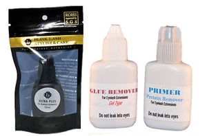 Eyelash extension Blink Ultra Plus Glue +Primer+ Remover Set - Picture 1 of 1