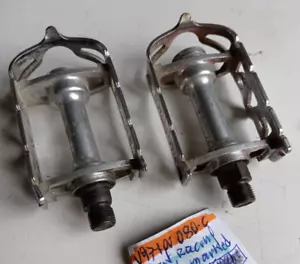 PEDALI DA CORSA MADE IN FRANCE ACCIAIO LEGGERO PEDALI CORSA - Foto 1 di 6