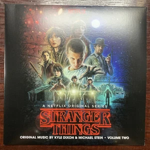 Stranger Things Volume Two | VG+ | Clear Black Smoke Vinyl | 2xLP | 2016 - Picture 1 of 11