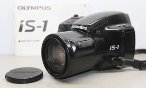 Olympus IS-1 35mm SLR w/ Strap, Lens Cap & Owner's Manual Tested Works - Picture 1 of 10