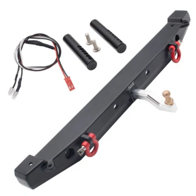 KYX Metal Rear  Bumper w/Hitch for Traxxas TRX-4 Axial SCX10 II AX90046 - Image 1 of 4