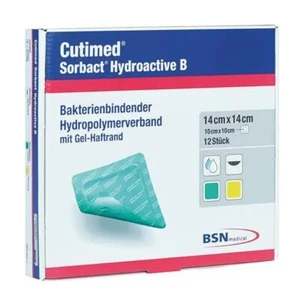 BSN Cutimed Sorbact Hydroactive B Opatrunek na rany Rany pooperacyjne 12 szt. - Zdjęcie 1 z 1