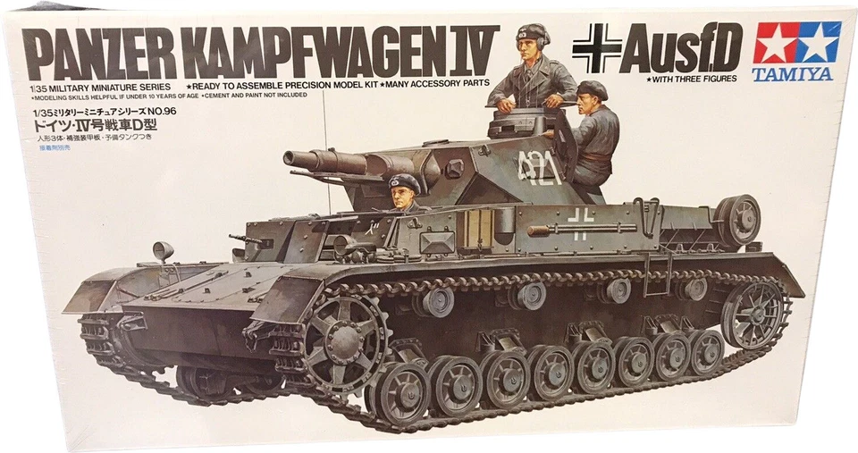 Tamiya Pz.Kpfw.IV Ausf.D Scala 1:35 Modellino Carro Armato (35096)