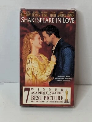 Shakespeare in Love (VHS, 1998) - Image 1 of 4