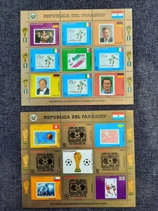 Paraguay 1988 set Football/Beckenbauer sheets (Michel 4246+4272 KLB) MNH - Picture 1 of 3