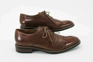 Cole Haan Herrenschuh Warren Kappe Zehe Größe 11M braun Oxford Schnürschuh Leder neu ohne Karton qp - Bild 1 von 12