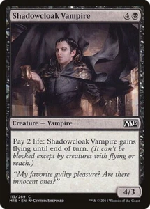 SHADOWCLOAK VAMPIRE X 4 N/M- MAGIC 2015 MAGIC THE GATHERING - Picture 1 of 1