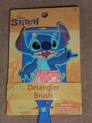NEW, DISNEY STITCH CHARACTER DETANGLER HAIRBRUSH - Image 1 of 3