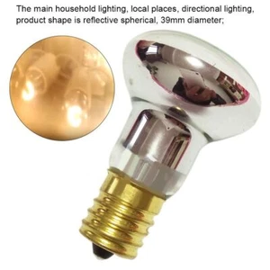 White 110V-120V Tungsten R39 E17 Oven Light Heat Resistant Salt Bulb Filament - Picture 1 of 12