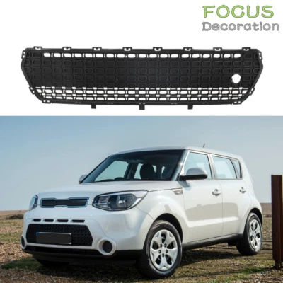 Para Kia Soul 2014 2015 2016 radiador delantero parrilla central parrilla negra 86561B2000 Foto 1 de 4