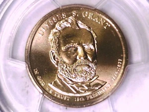 2011 P Ulysses S. Grant Presidential Dollar PCGS MS 67 Position A 20987783 - Picture 1 of 3