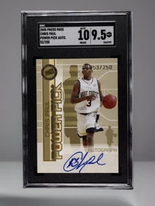 2005-06 Press Pass Power Pick Auto /250 Chris Paul Rookie Auto RC SGC 9,5 / 10 - Bild 1 von 2