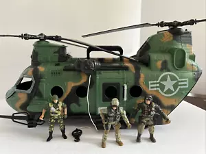 Chap Mei Soldier A. Force Chinook Helicopter AF-208 +3 Soldiers, Sound - Picture 1 of 19
