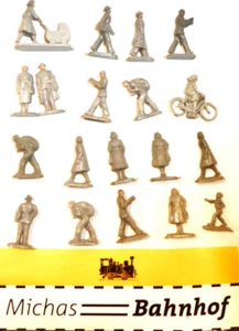 20 figuras de plástico Wiking 1:87 H0 #5 HH3 å - Imagen 1 de 1